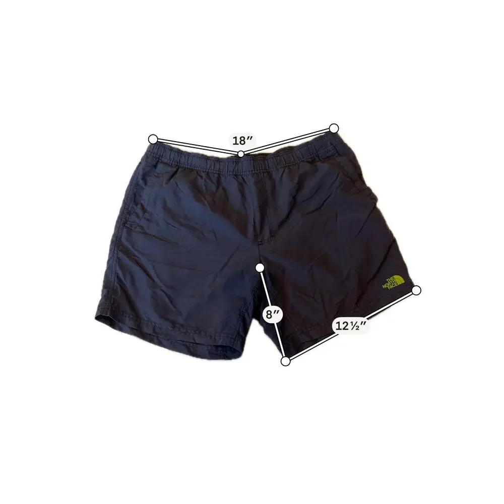 The North Face Shorts Mens XL Blue Swim Trunks Mesh Lined Drawstring Pockets